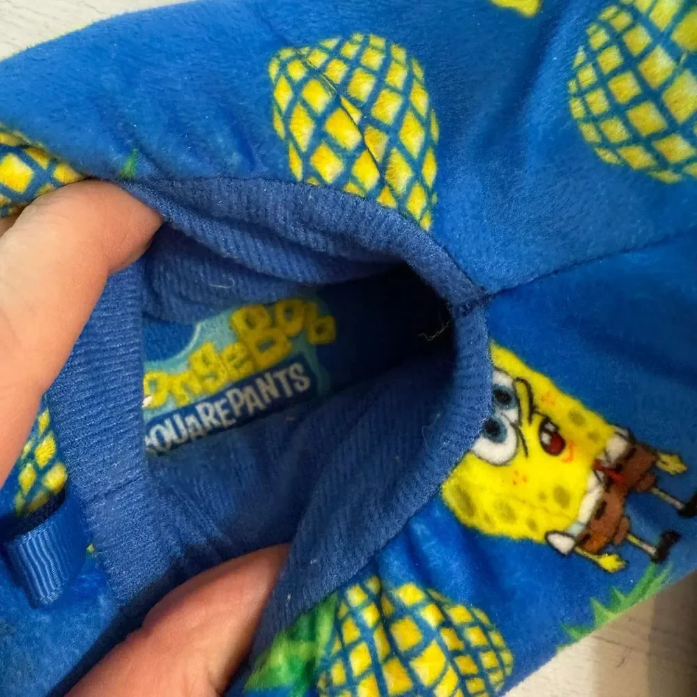Spongebob‎ squarepants kids plush slippers size 13/1
